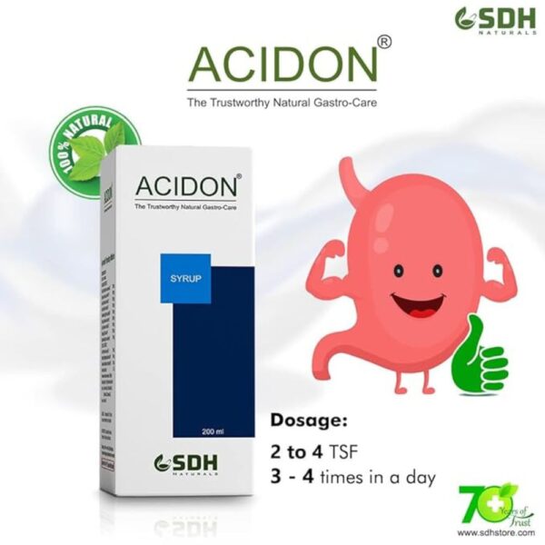 Shree Dhanwantri Acidon Syrup 200Ml 2